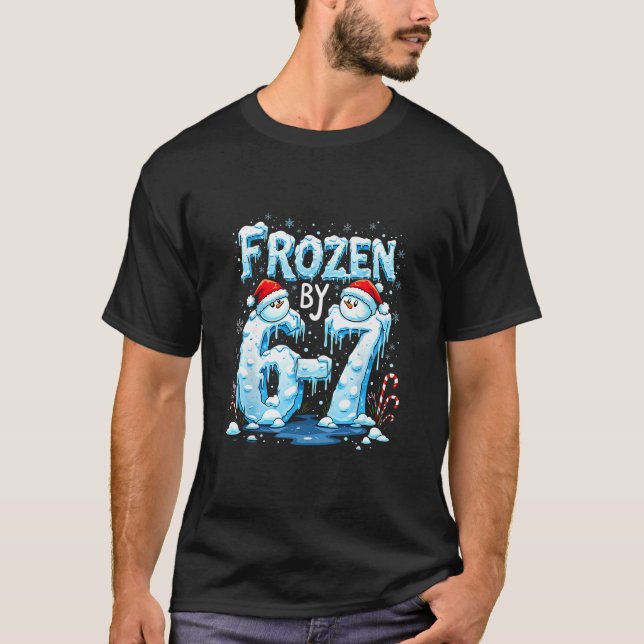 Camiseta Meme Seis Siete Frozen 6 Número 67 (Anverso)