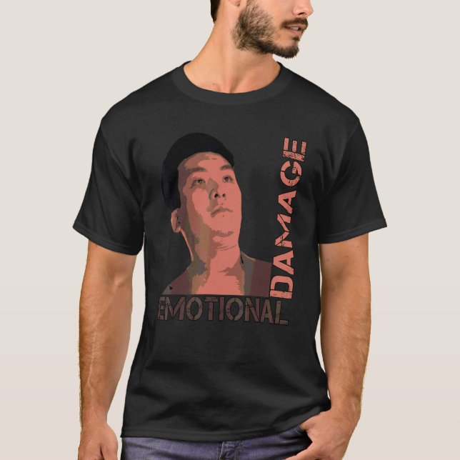 Camiseta Meme sobre daños emocionales Steven He Meme (Anverso)