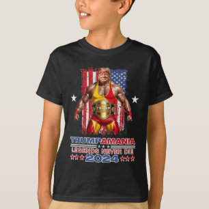 Camiseta Meme Trumpamania 2024 de lucha divertida retro Tru