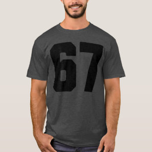 Camiseta Meme Viral de Internet de Halloween 67 Número de J
