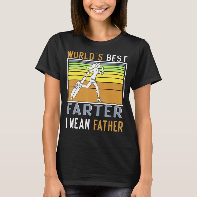 Camiseta meme World's Best Farter me refiero a padre (Anverso)