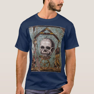 CAMISETA MEMENTO MEMENTO MORI SKULL BUTTERFLY POMPEII COLLE