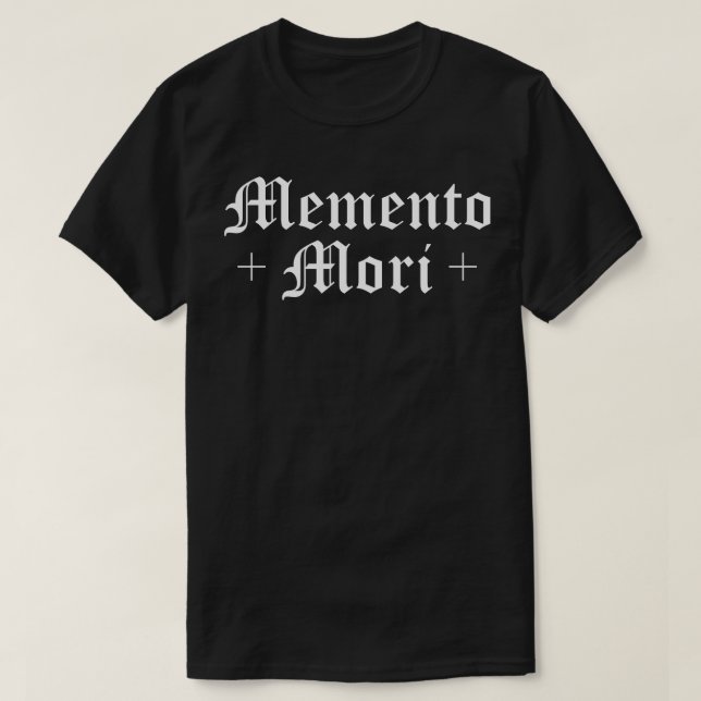 Camiseta Memento Mori (Diseño del anverso)