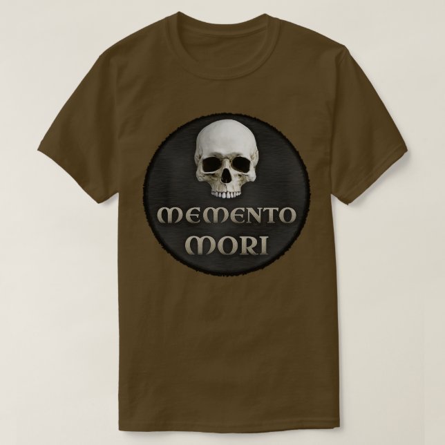 Camiseta Memento Mori (Diseño del anverso)