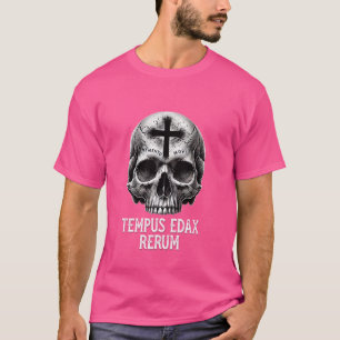 Camiseta Memento Mori Crucifijo Tradicional Tradicional Tra