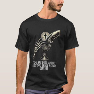 Camiseta Memento Mori Eucaristía Católica Tradicional Latin