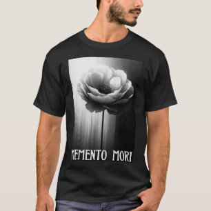 Camiseta Memento Mori - Flor simbólica de mortalidad
