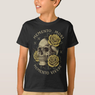 Camiseta Memento Mori Memento Vivere _ Filosofía & amp; Lat