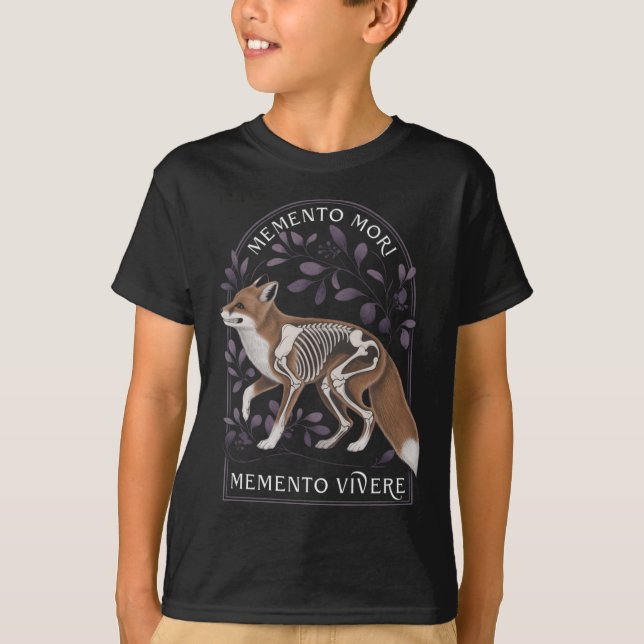 Camiseta Memento Mori Memento Vivere _ Filosofía & amp; Lat (Anverso)