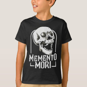 Camiseta Memento Mori Stoicism Mortalidad Filosofía Q
