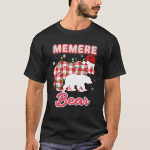 Camiseta Memere Red Plaid Bear Matando Búfalo Pajama Chris