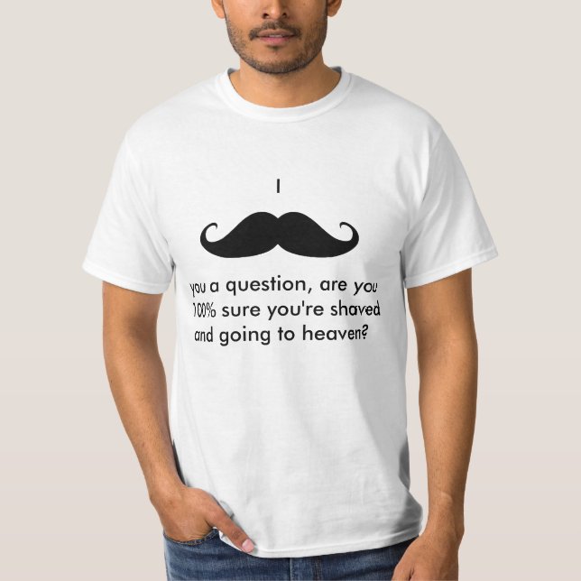 Camiseta Memes baptista: I bigote usted una pregunta (Anverso)