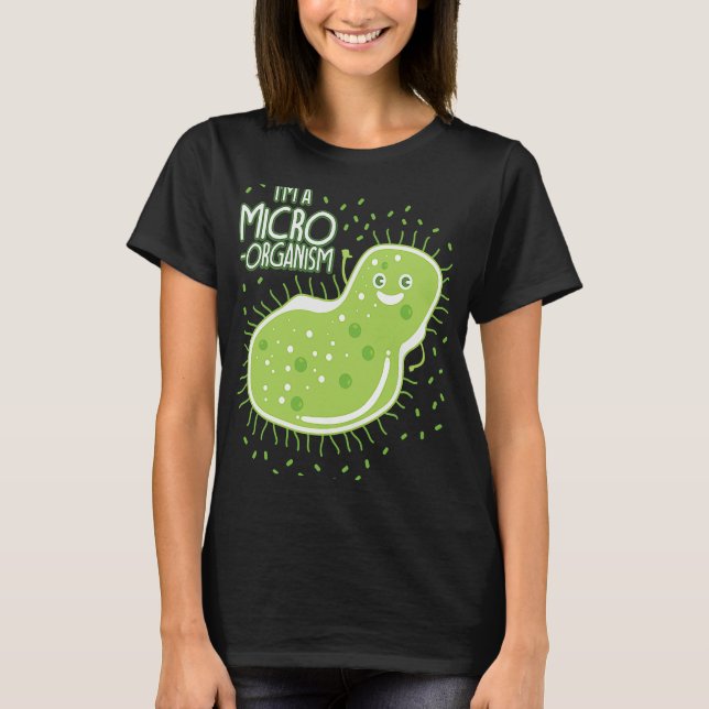 Camiseta Memes de biología Bacteria estudiantil docente (Anverso)