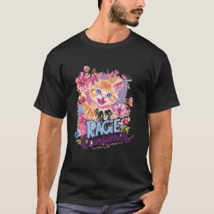 Camiseta Memes de humor Ira de gato me consume  2