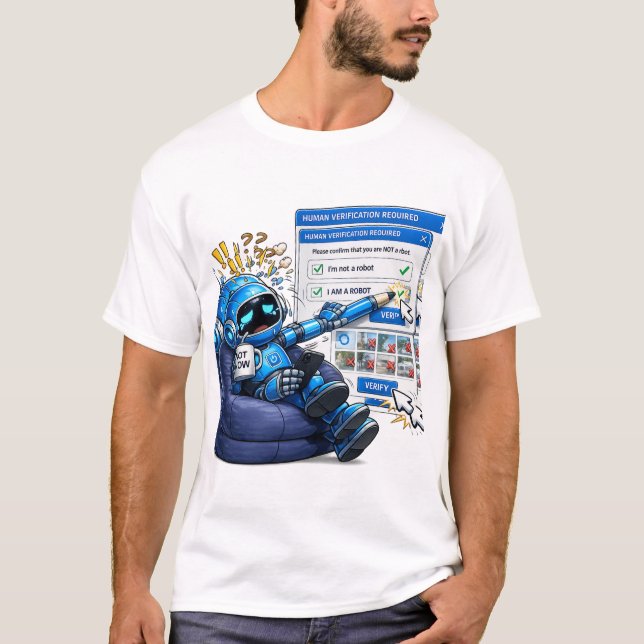 CAMISETA MEMES DE ROBOT (Anverso)
