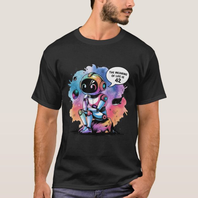 Camiseta Memes divertidos de chatbot El significado de la v (Anverso)