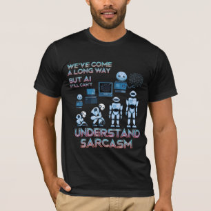 Camiseta Memes Divertidos de Chatbot Evolución del Sarcasmo