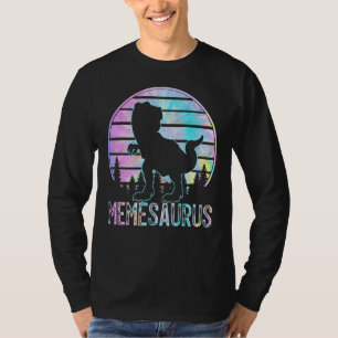 Camiseta Memesauro Rex Dinosaur Meme Saurus Tye Die Matchi