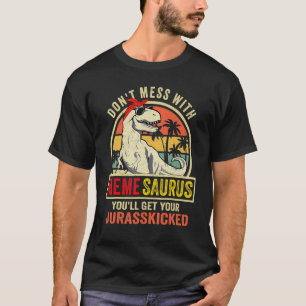 Camiseta Memesaurus Rex Dinosaur Meme Saurus Family Matchin
