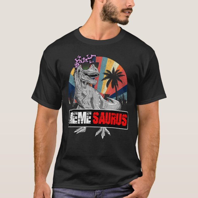 Camiseta Memesaurus Rex Dinosaur Meme Saurus Family Matchin (Anverso)