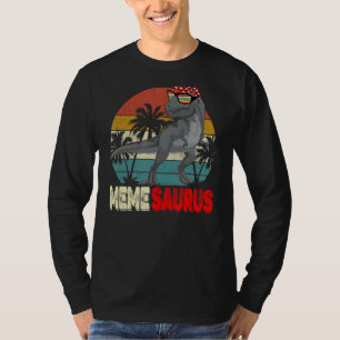 Camiseta Memesaurus Rex Dinosaur Meme Saurus Madre Fami