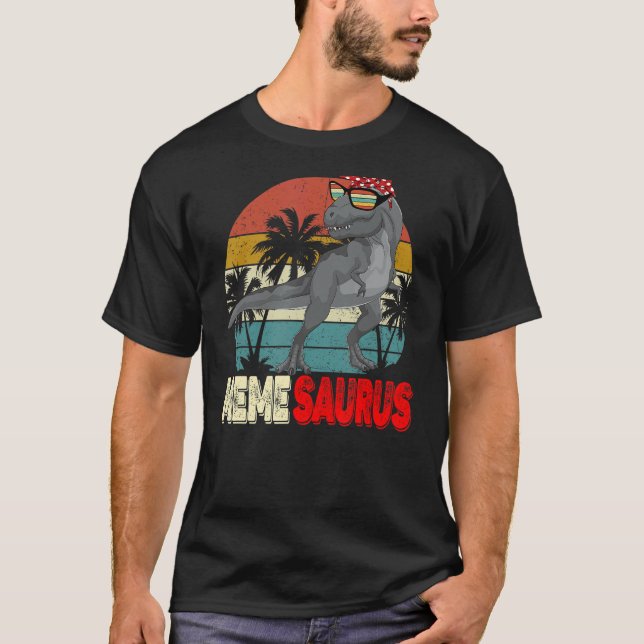 Camiseta Memesaurus Rex Dinosaur Meme Saurus Madre Fami (Anverso)