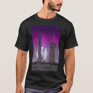 Camiseta Memorandos - Ciudad fantasma del futuro del ciberp