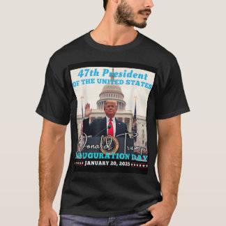 Camiseta Memorándum de la inauguración del presidente Donal