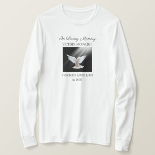 Camiseta Memoria amorosa, COVID19, blanco