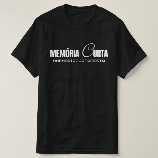 camiseta Memória Curta festa III (Diseño del anverso)