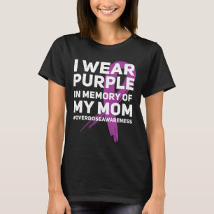 Camiseta Memoria de conciencia sobre la sobredosis de la ci