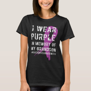 Camiseta Memoria de conciencia sobre la sobredosis de la ci