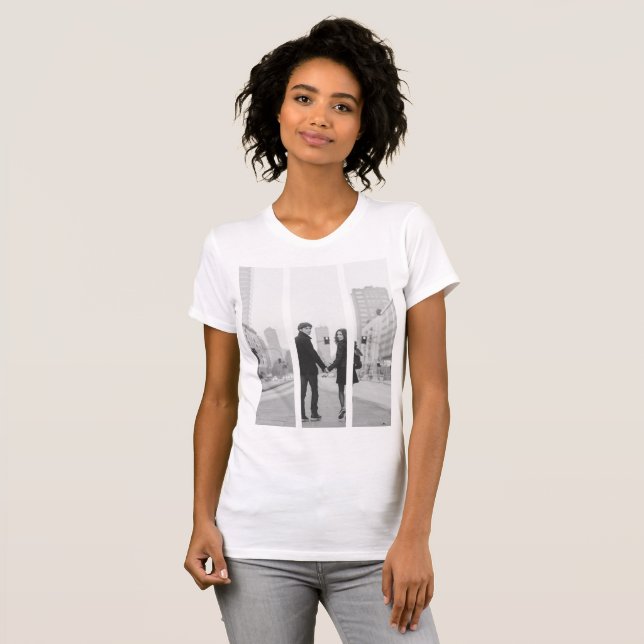 Camiseta Memoria de fotos del panel de ventanas segmentadas (Anverso completo)
