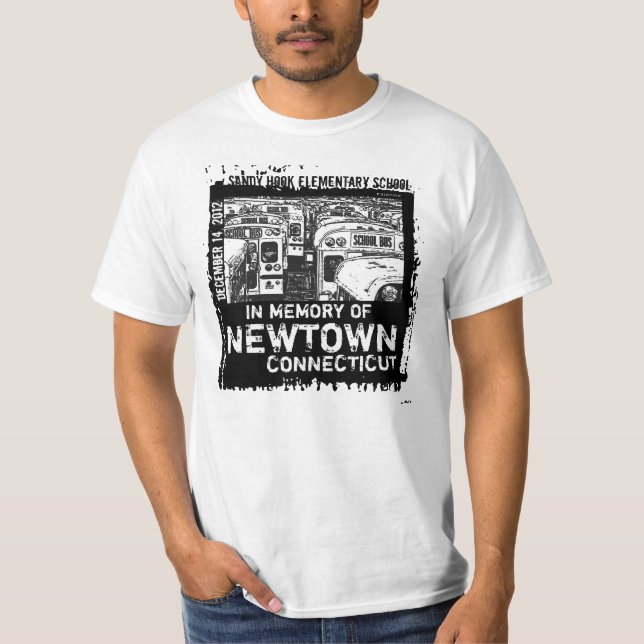 Camiseta Memoria De La Tragedia De Newtown 4 (Anverso)