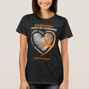 Camiseta Memoria De Mi Esposo Recuerdo De Los Awarenes De L