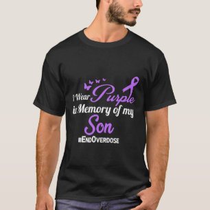 Camiseta Memoria de sensibilización sobre la sobredosis de