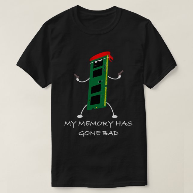 Camiseta Memoria incorrecta (Diseño del anverso)