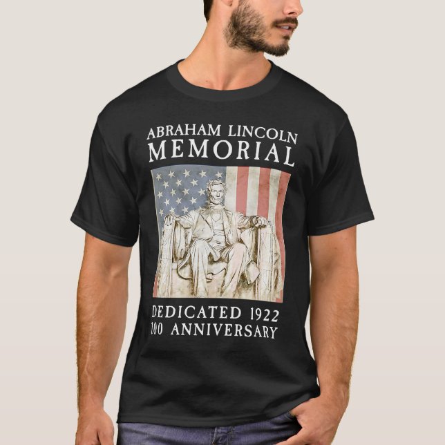 Camiseta Memorial Abraham Lincoln Washington DC 100 Anniver (Anverso)