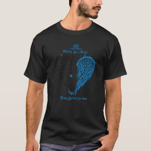 Camiseta Memorial Angel Wing Missing You Always Love Memo