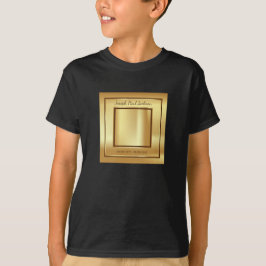 Camiseta Memorial conmemorativo de oro para niños