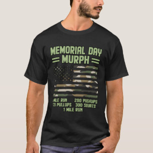 Camiseta Memorial Day Murph Mile Run Veteran