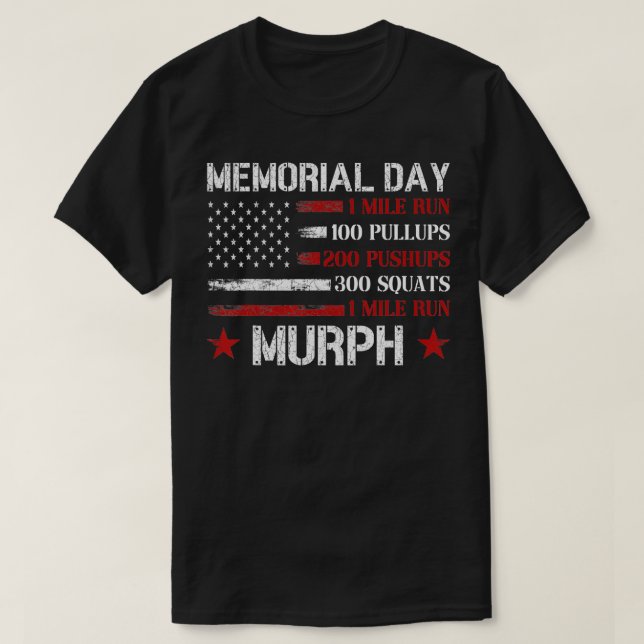 Camiseta Memorial Day Murph US Military 1 (Diseño del anverso)
