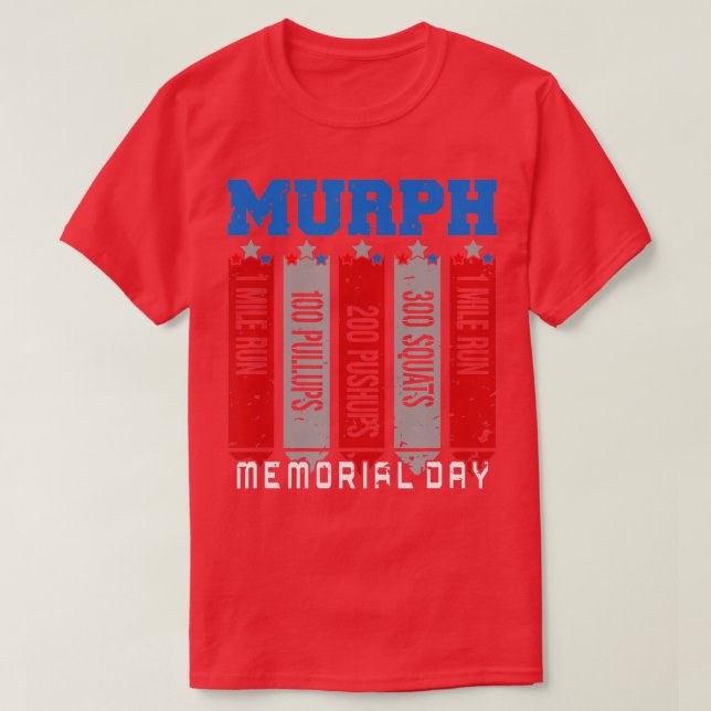 Camiseta Memorial Day Murph Wod Entrenamiento Cross Fitness (Diseño del anverso)