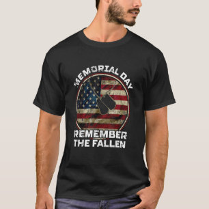 Camiseta Memorial Day recuerda a los fallecidos veteranos d