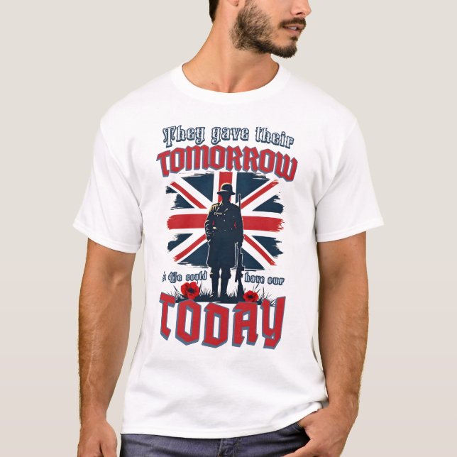 Camiseta Memorial Day Recuerden a Veteranos Ejército Soldad (Anverso)