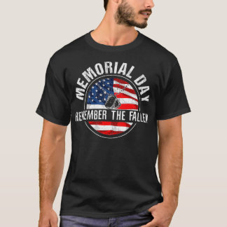 Camiseta Memorial Day Recuerden La Caída Del Veterano Ejérc