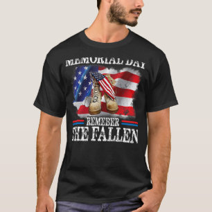 Camiseta Memorial Day Recuerden La Caída Del Veterano Ejérc