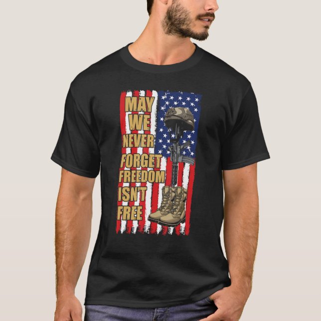 Camiseta Memorial Day Veteran Freedom Isn t Free Veterans D (Anverso)
