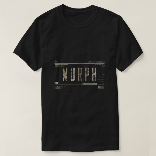 Camiseta Memorial Day Workout WOD badass militar (Diseño del anverso)
