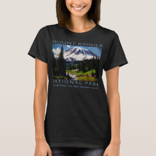 Camiseta Memorial de arte de montaña del Parque Nacional de